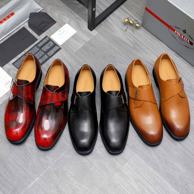 Factory P price Prada men's shoes counter hot canvas shoes, official website syn