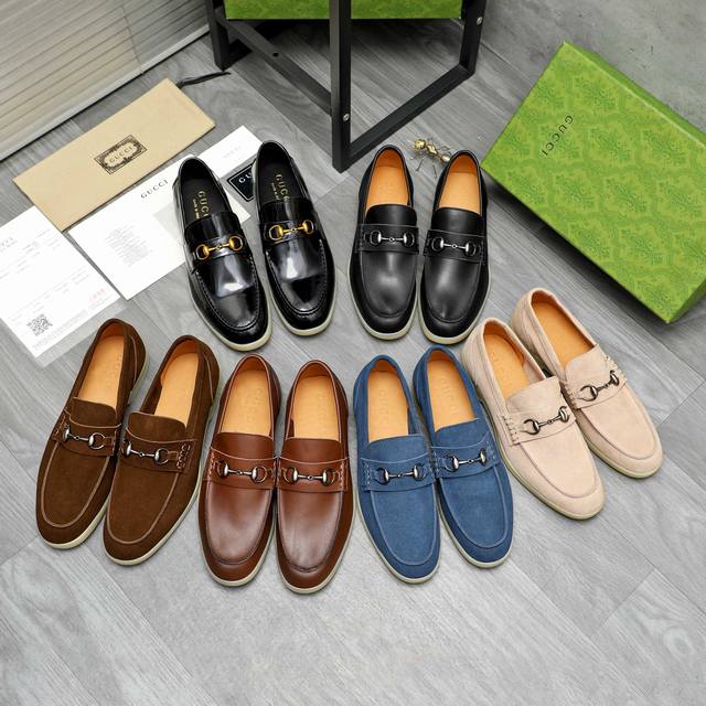 Ferragamo -High-end quality original formal leather shoes -Upper: Nappa calfskin