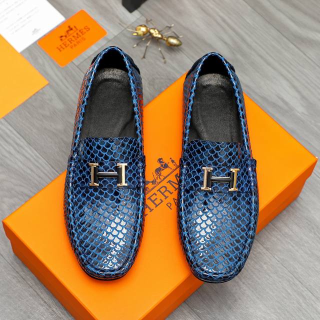 Prad* 's new men's lace-up casual leather shoes are made of imported first-layer
