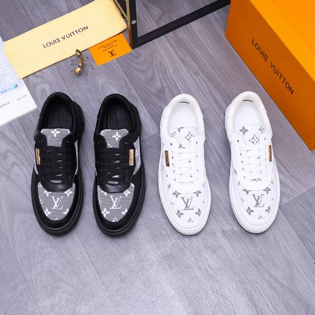 Factory P price P: Aircraft box 10 Lv slippers series Top purchasing Lv men's sp