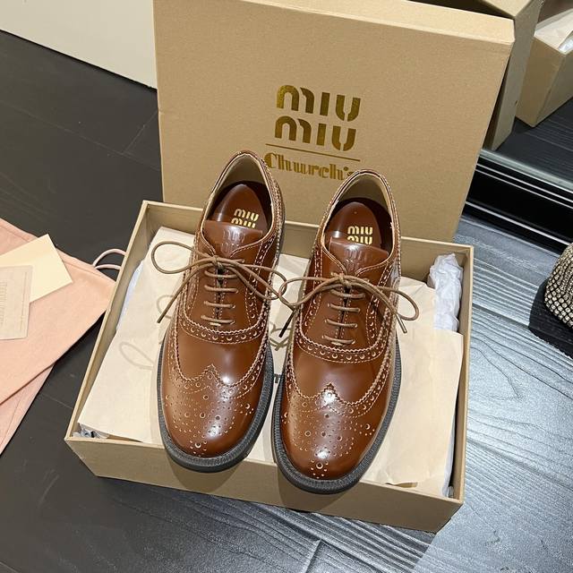 High version factory Miumiu*Miumiu 25Ss New Arrival~Miu 2025Ss catwalk canvas sh