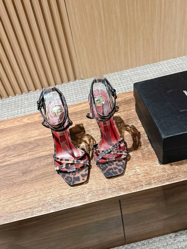 Factory price Saint Lauren*Ysl classic spring and summer cross strap high heel s