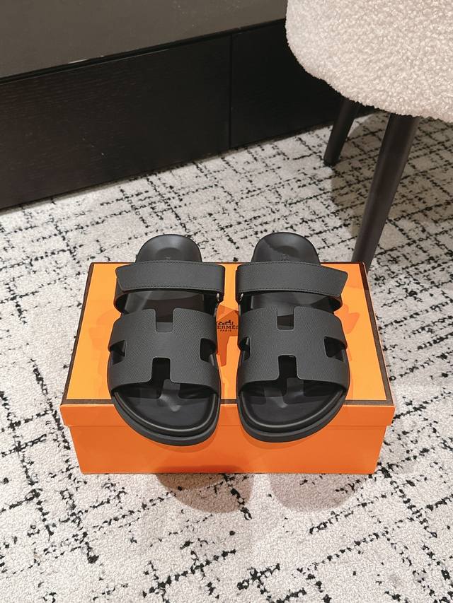 Half-slippers top version Chanel Chanel 25Ss new small Chanel buckle half-slippe