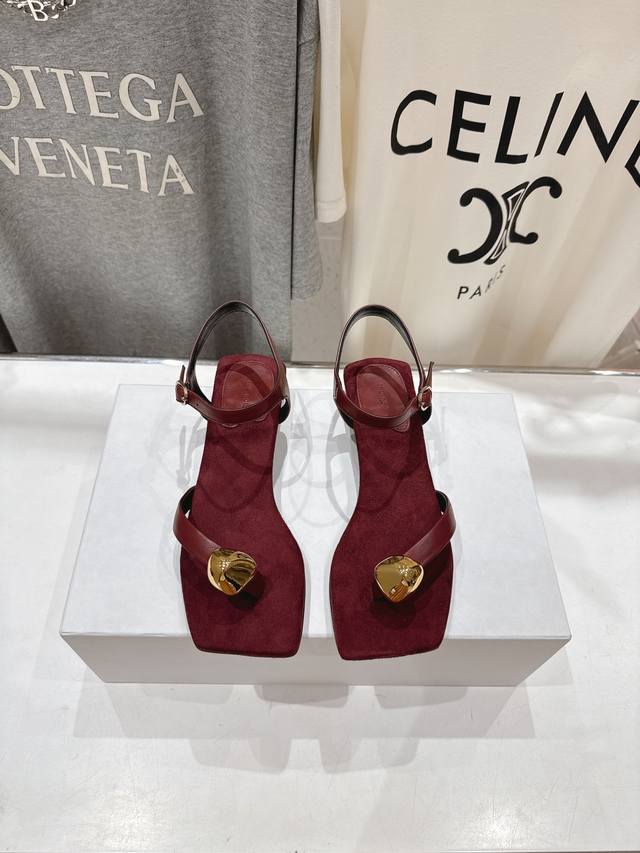 D&G Dolce & Gabbana's latest silk one-strap flower high-heeled sandals Super hig