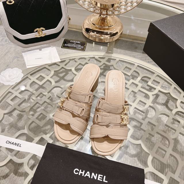 25Ss Spring and Summer New Dior Ballet Heeled Sandals Cylindrical Heel Electric