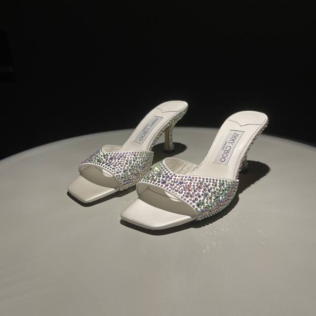 Prada 25 factory price P counter catwalk style pointed sandals triangle buckle h