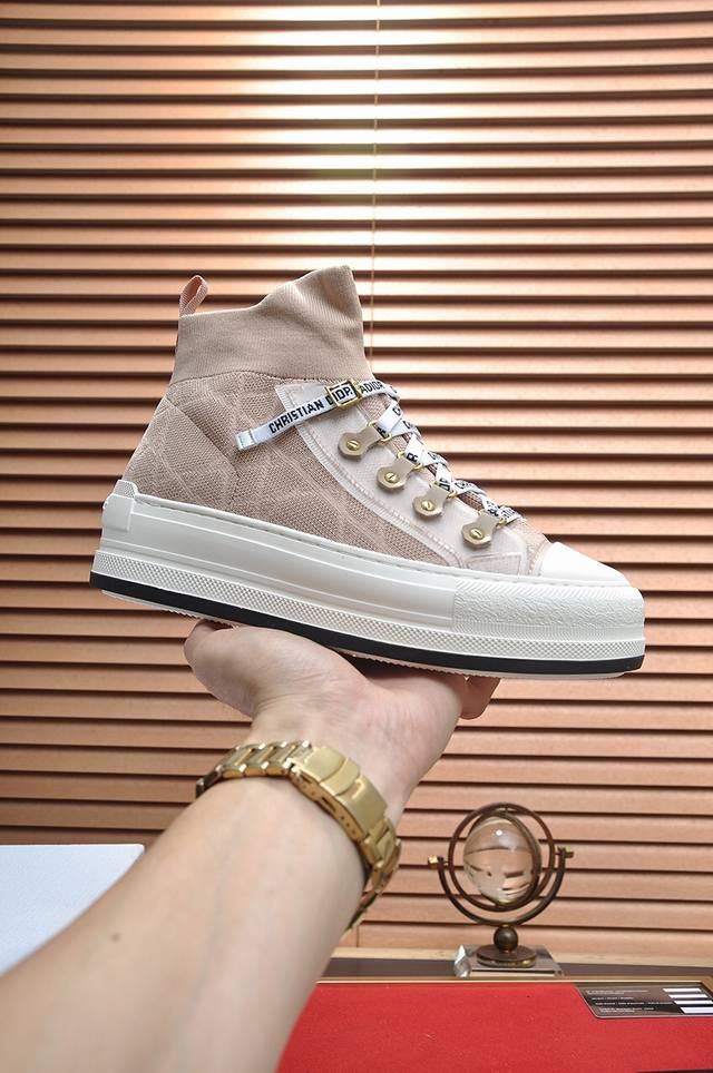 Factory Price P Dior Walk 'N'Dior Embroidered Cotton Women's Casual Shoes, with