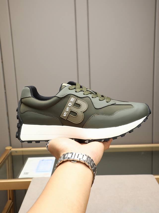 P Boss men's casual sports shoes, original mold, upper made of Italian imported