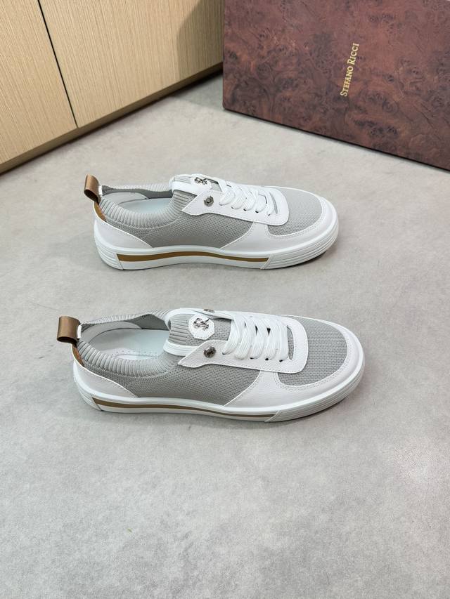 Stefano Ricci -High-end quality original casual sports shoes -Upper: imported ly
