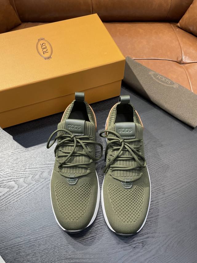 Factory P Price Tods's sports woven fabric casual shoes add urban fashion elemen