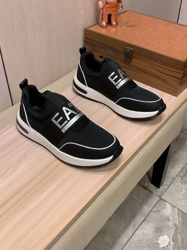 New: Factory price Armani Armani* latest hot casual shoes, top brand luxury ~ pu