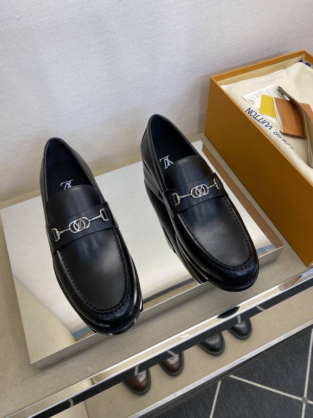 L*V exclusive high-quality fashion formal leather sole size: 39-44, 6.5-9 : clas