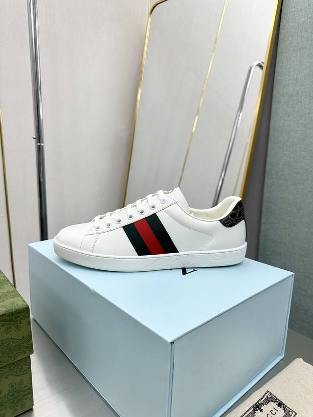 Men 10 Top version Gucci Early Spring Gucci G's white shoes latest hit Mac80 sne