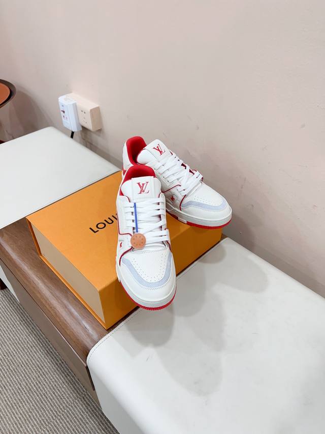 Certified Louis Vuitton Lvtraine sneakers Virgil Abloh's macaron series draws in