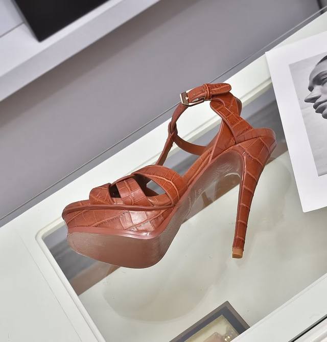 Yves Saint Laurent sandals, heel height 14 cm, factory P stock, size 35 to 41, s