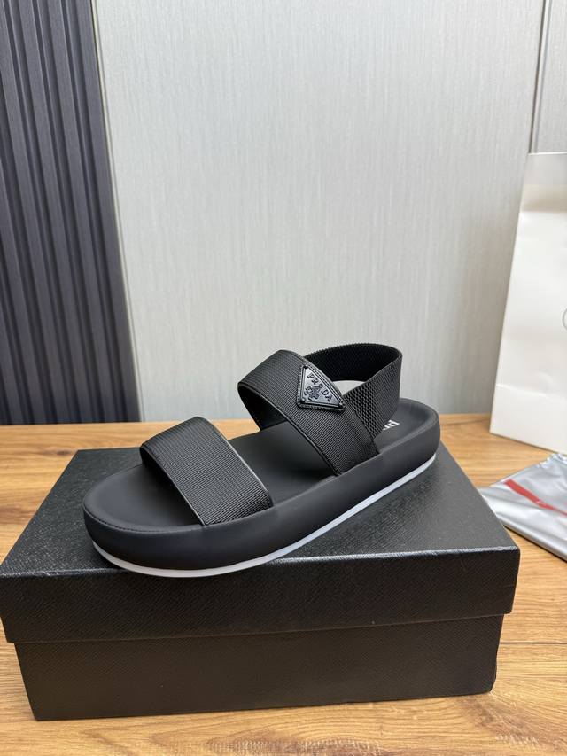 Factory P price PRADA-hot men's slippers hot sale official website one-to-one pr