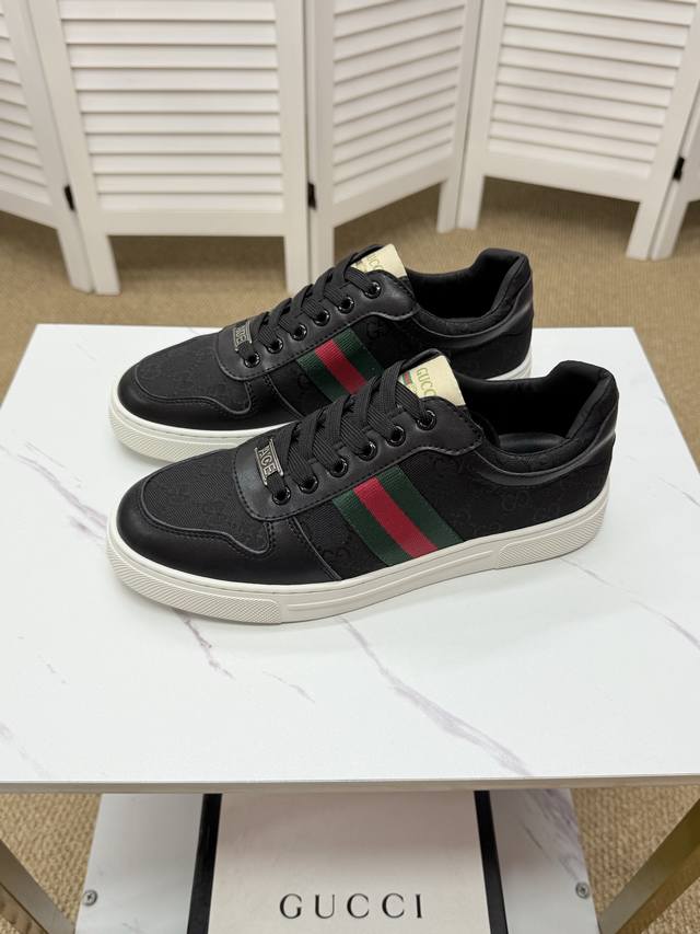 Gucci-Gucci luxury brand sports casual shoes, imported original materials, shee