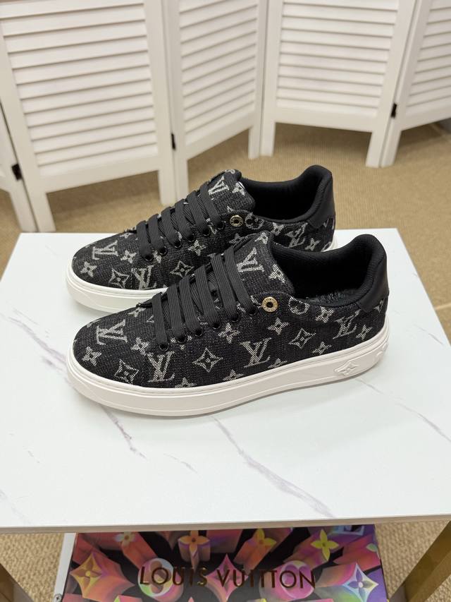 Lv-Louis Vuitton luxury brand sports casual shoes, imported original cowhide ma