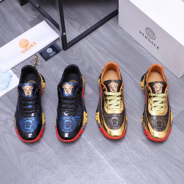 Product brand: Versace Versace casual shoes Standard size: 38-44 45 Custom-made,