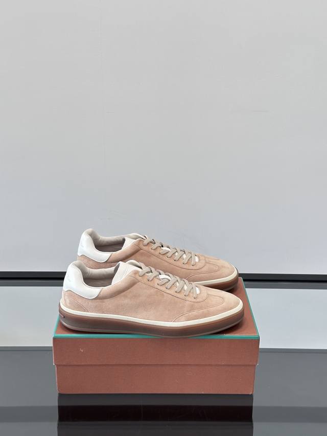 Factory P Price New Loropiana Weekendwalk sneakers, made of suede, with suede in