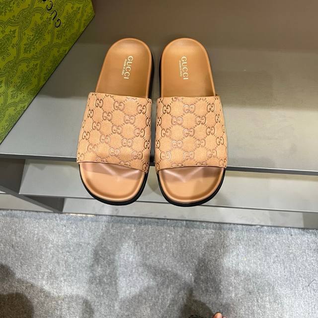 Size 38-46 45.46 Custom-made, non-refundable Gg high-end men's summer slippers,