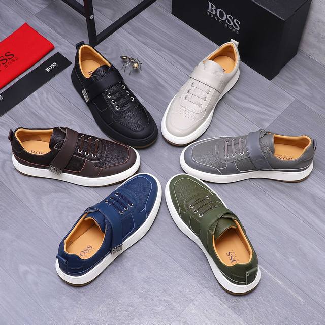 Product brand: BOSS Men's casual sneakers Size: 38-45 Product material: Selected