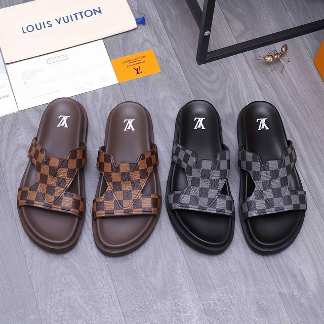 Product trademark: Lv [Louis Vuitton] slippers True size. Size: 38-45 Product ma