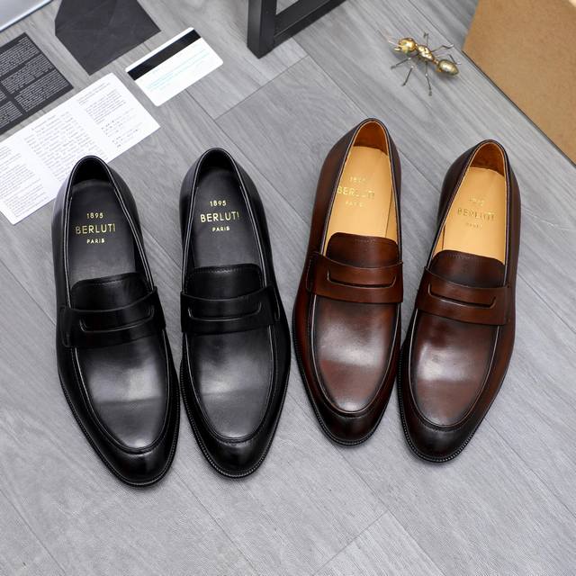 Product brand: Berluti formal leather shoes Standard size: 38-44 45 Custom-made,