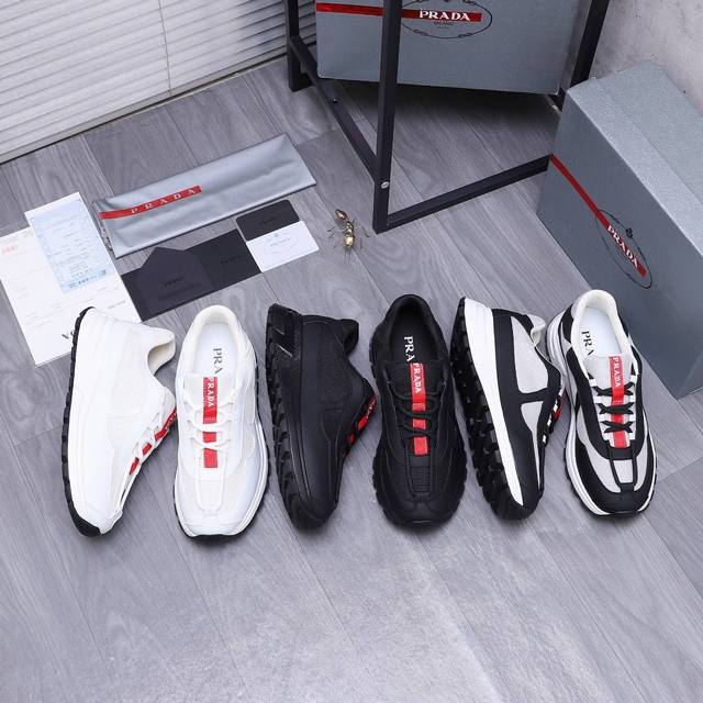 Product trademark: Prada casual shoes Standard size: 38-44 Product material: Sel