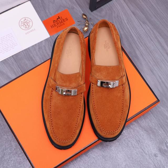 Product trademark: Hermes Hermes formal leather shoes Standard size: 39-44 38.45