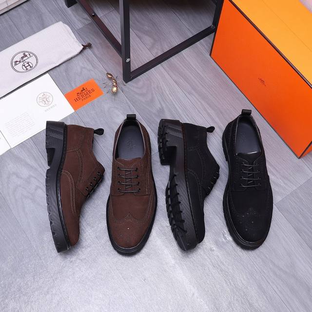 Product trademark: Hermes Hermes business leather shoes Standard size: 39-44 38.