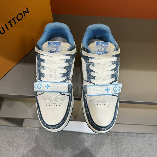 Size 38-45L Luxury Velcro Trainer Men's Sneakers, a classic creation inspired by
