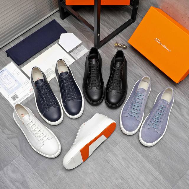 Product brand: Santoni casual shoes Standard size: 38-45 Product material: Selec