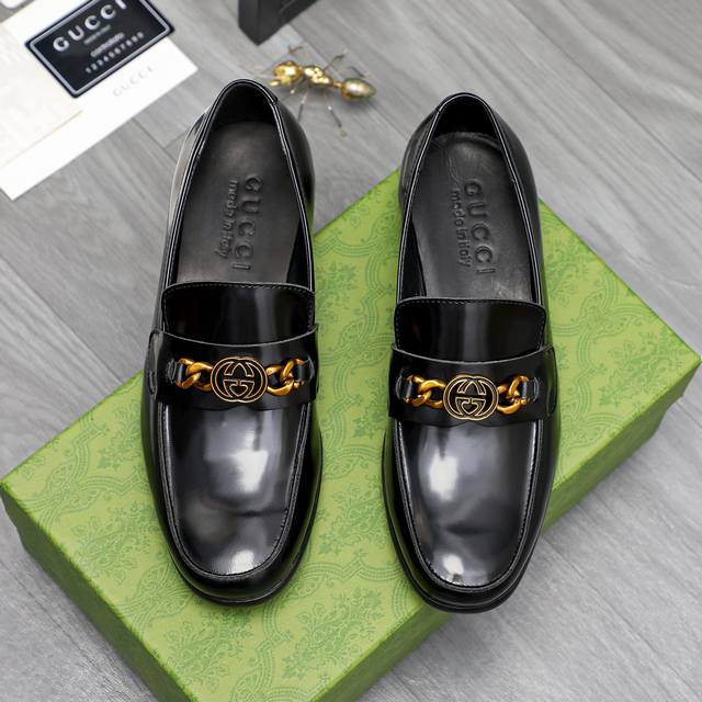 Product brand: Gucci leather shoes Standard size: 38-44 45 must be customized, n