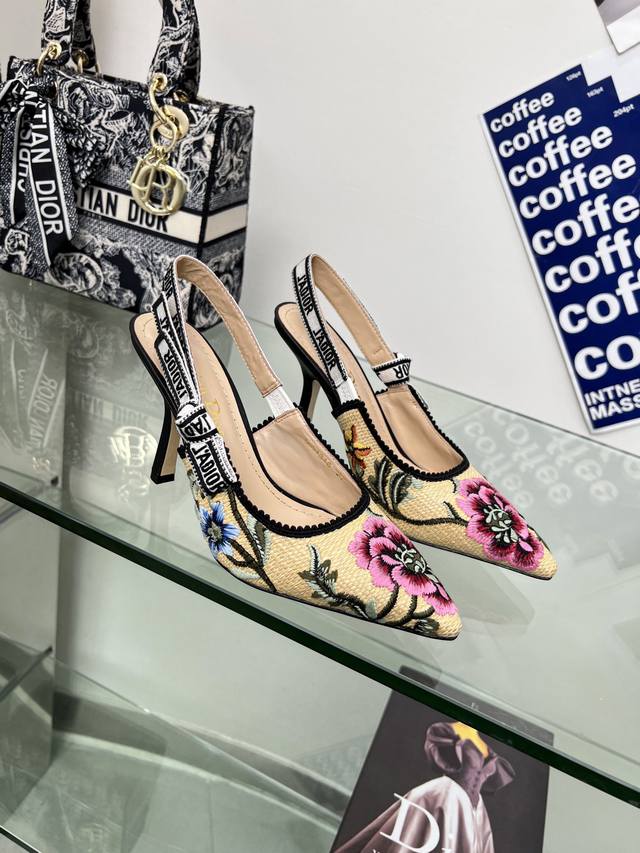 J'adior webbing back sandals Dior Dior latest spring and summer colors Jardin D'