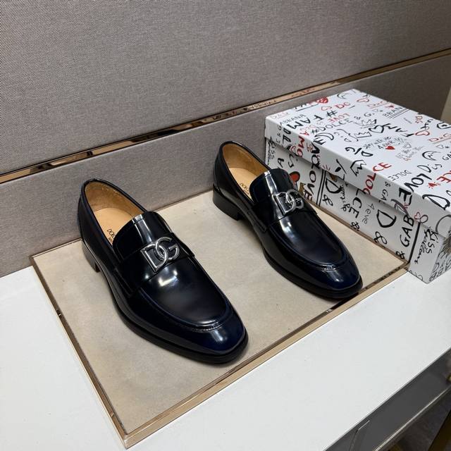 Factory price Pp Dg~ Men's casual formal leather shoes 2025Z counter simultaneou