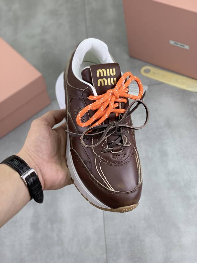 Factory P price P actual price 2660Ss Summer new Miumiu Miu Miu mesh sneakers re
