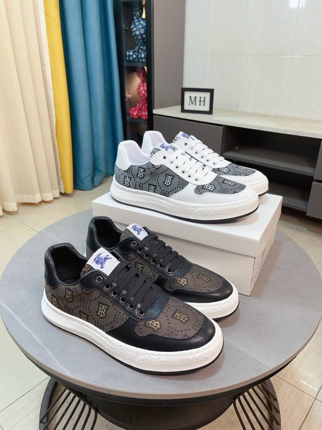 Factory Price P Burberry's new lace-up casual men's shoes are launched first, th