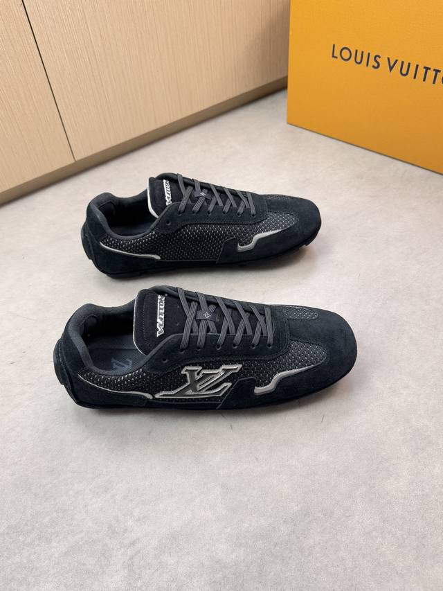 Louis Vuitton -High-end quality original casual sports shoes -Upper: imported Na