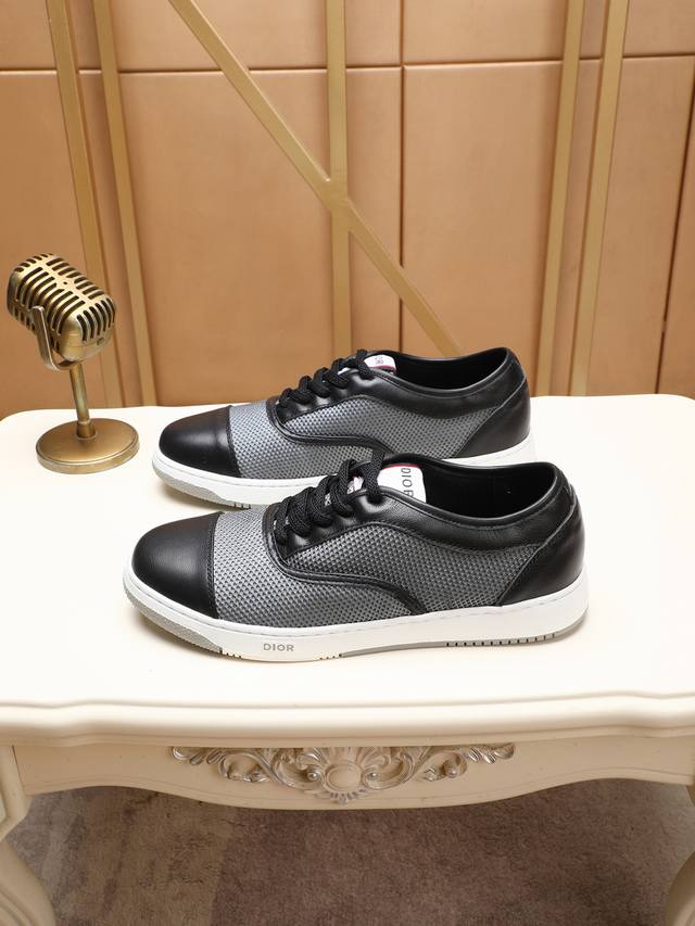 Real price Dior top men's shoes official website original copy, the upper is mad