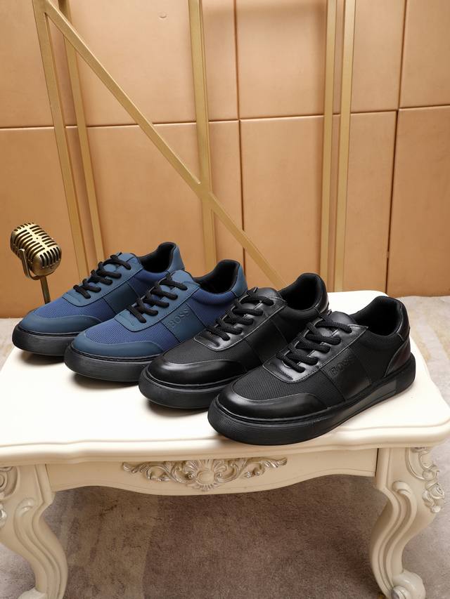 Real Price Boss top men's shoes are copied from the official website. The upper