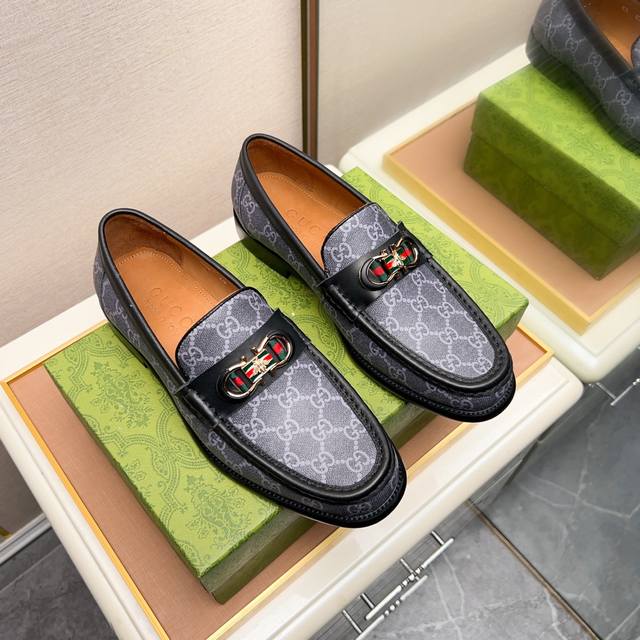 Product trademark: Gucci casual leather shoes Regular size: 38-44 45.46.47 Custo