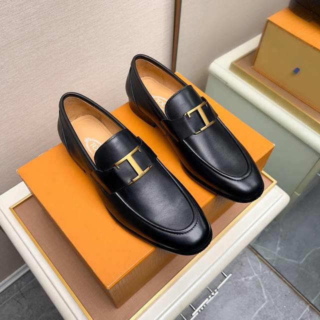 Product trademark: Tods casual leather shoes Regular size: 38-44 45.46.47 Custom