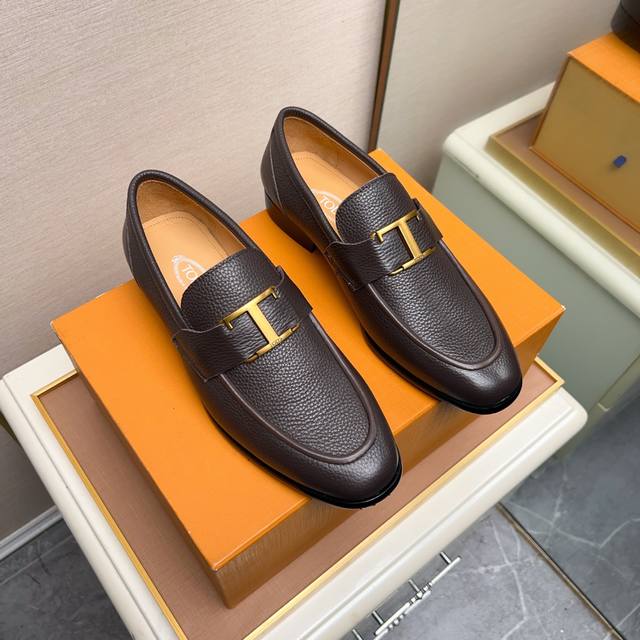 Product trademark: Tods casual leather shoes Regular size: 38-44 45.46.47 Custom