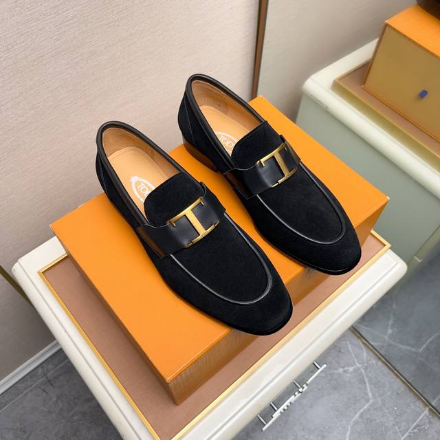 Product trademark: Tods casual leather shoes Regular size: 38-44 45.46.47 Custom