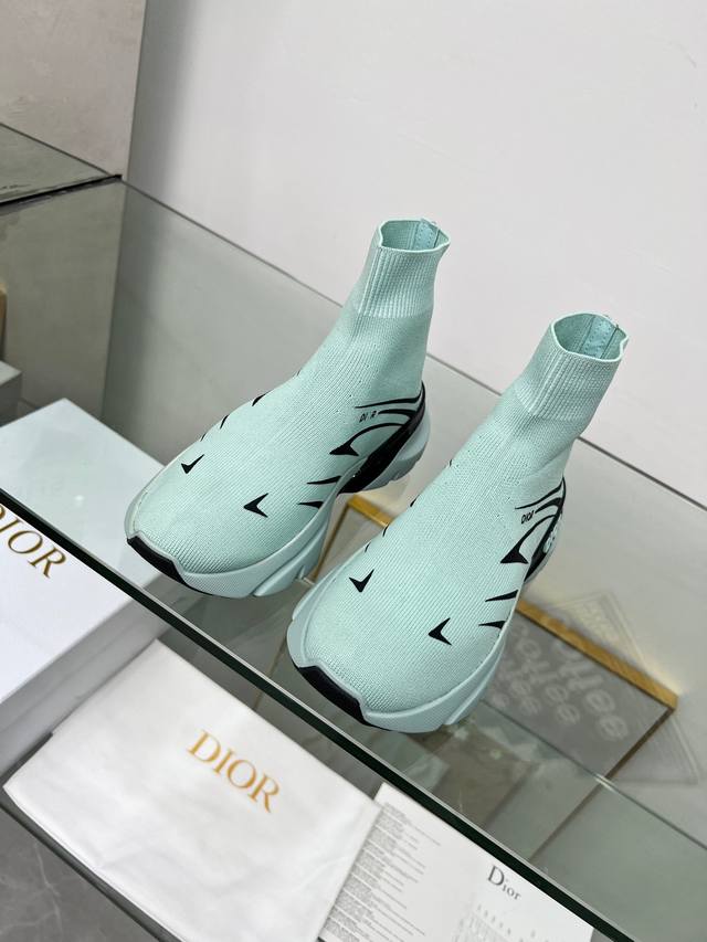 Dior Women's Size 35-40 2025 Dior B32 New Shoes Coming Dior B32 Socks Shoes