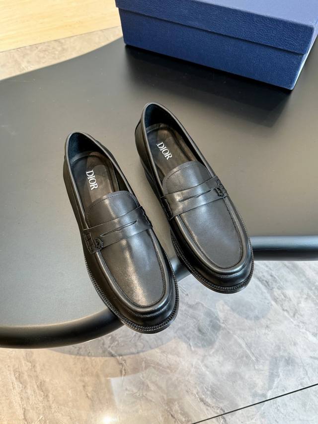 Dio* Men's formal leather shoes with large soles, imported top layer cowhide, ca