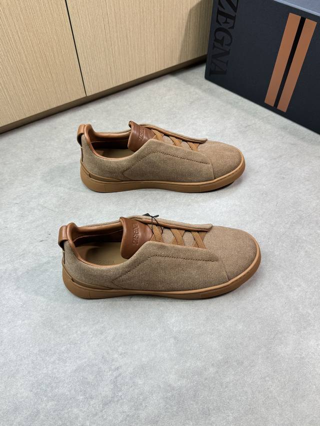 Zegna - High-end quality original casual sports shoes - Original Nappa calfskin,