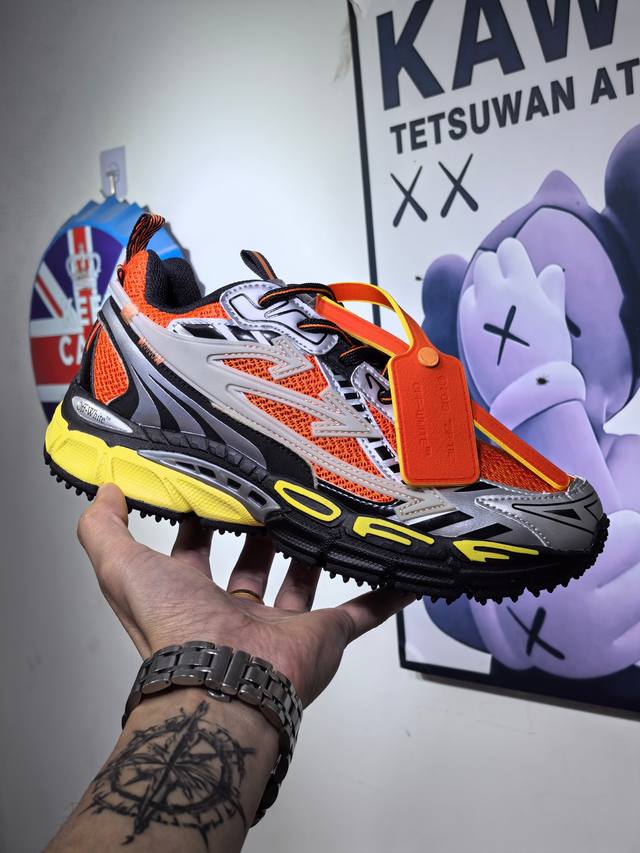 Off-White Be Right Back round toe lace-up comfortable and light lifestyle casual