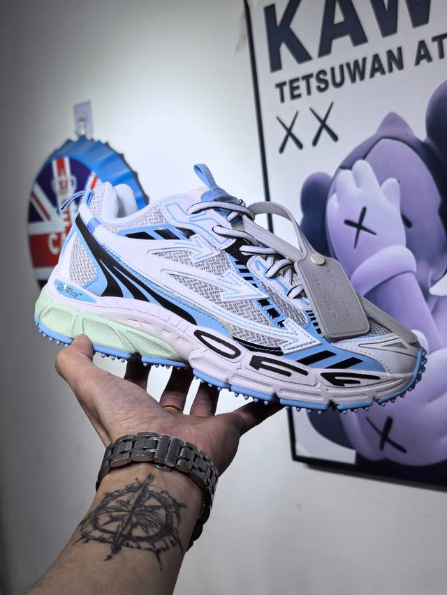 Off-White Be Right Back Round Toe Lace-up Comfortable Lightweight Lifestyle Casu